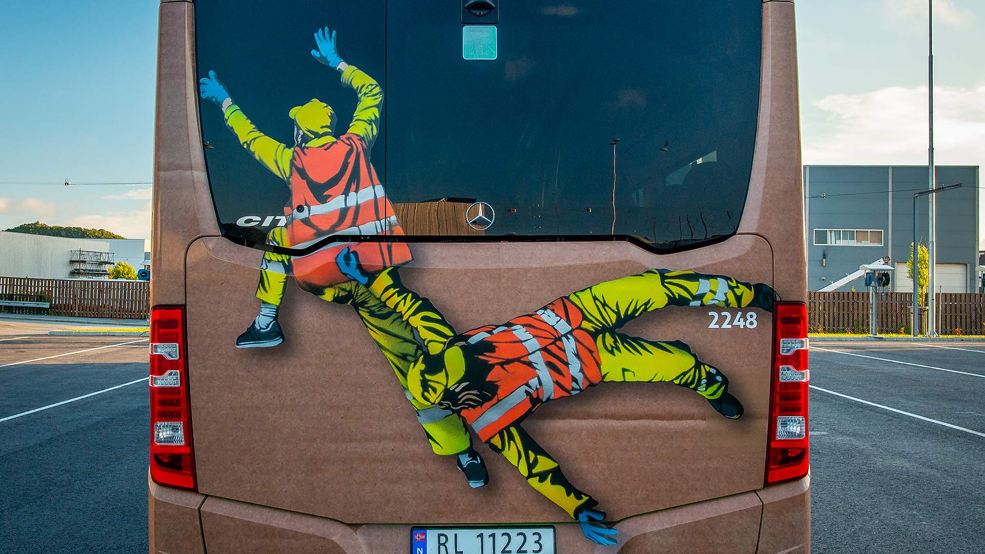 Streetart-busser i Stavanger