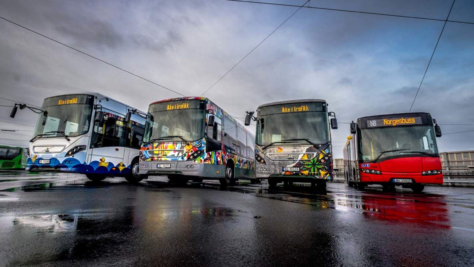 Streetart-busser i Stavanger