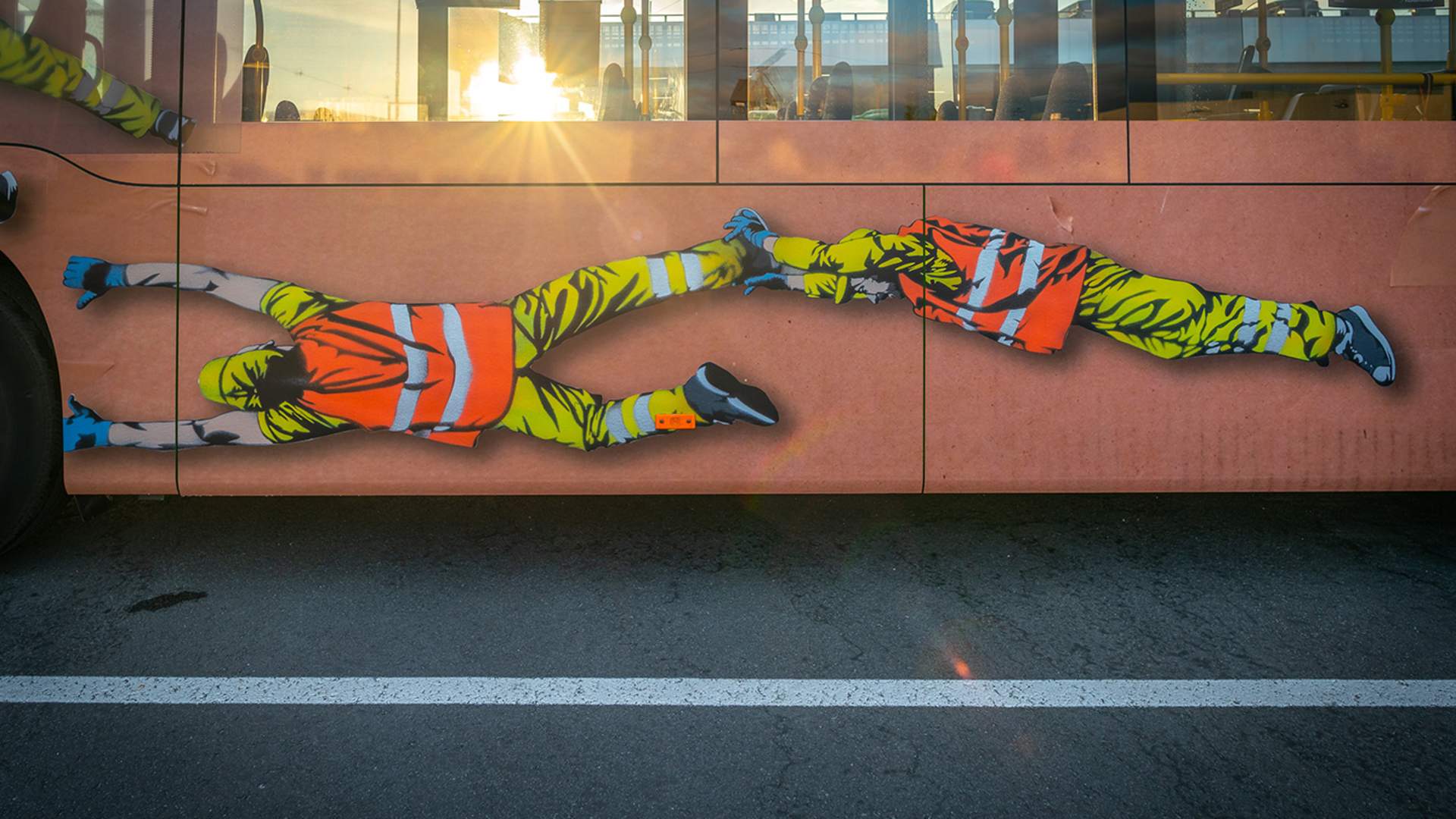 Streetart-busser i Stavanger