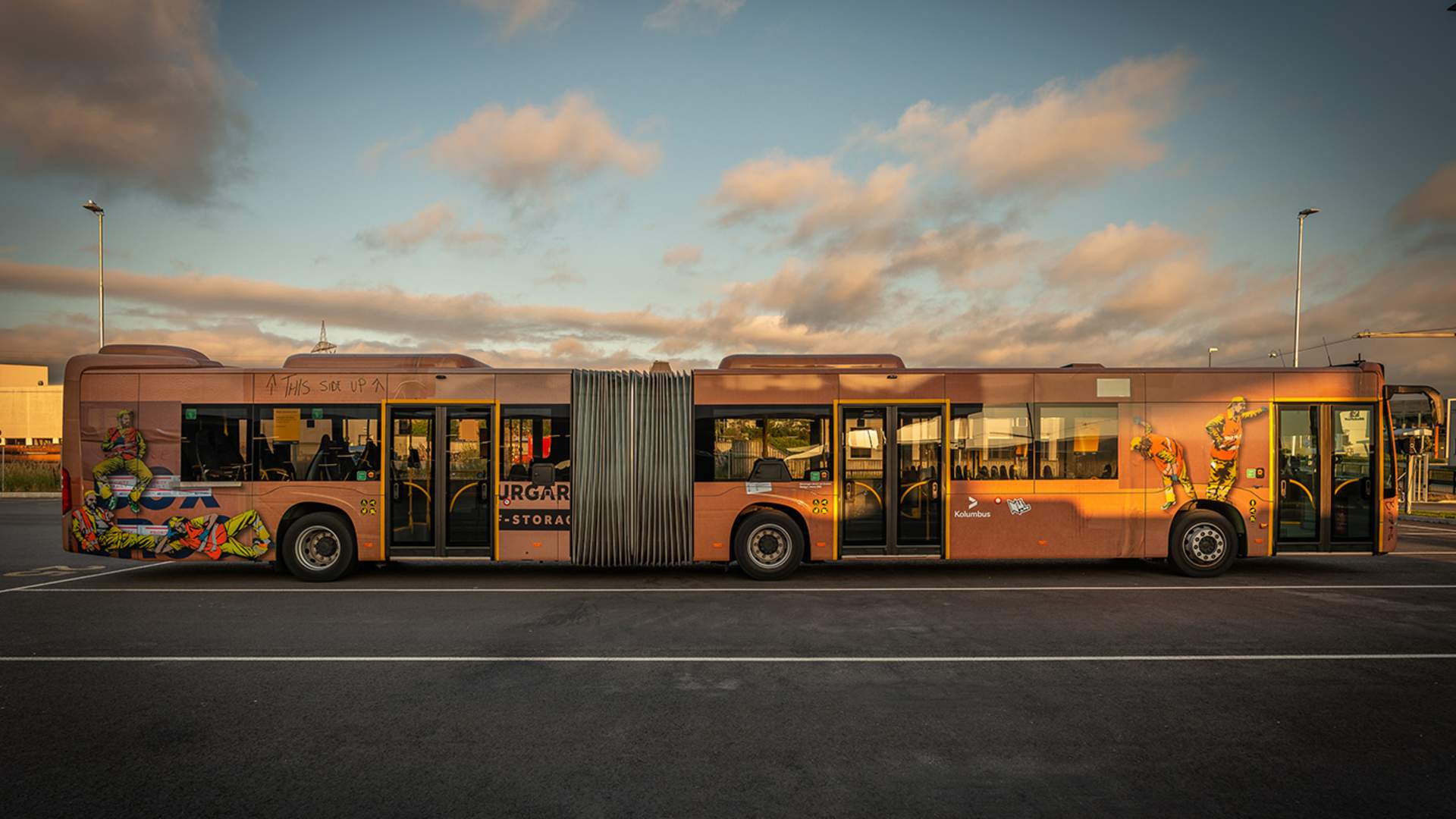 Streetart-busser i Stavanger