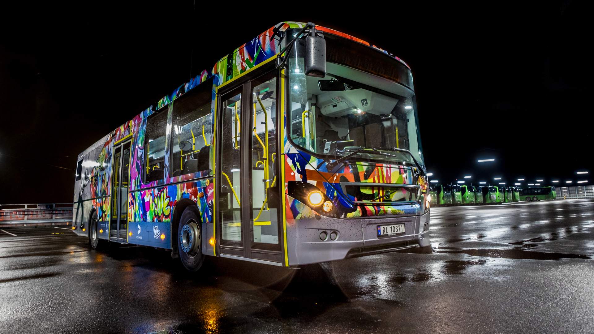 Streetart-busser i Stavanger