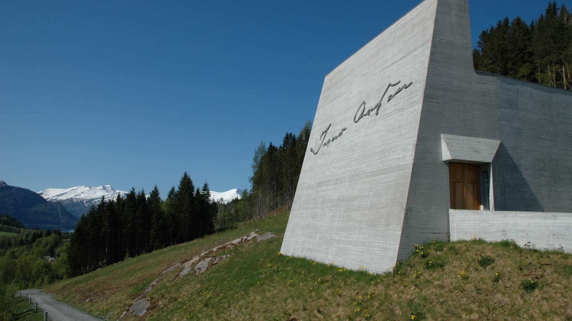 The Ivar Aasen Centre language museum in Ørsta