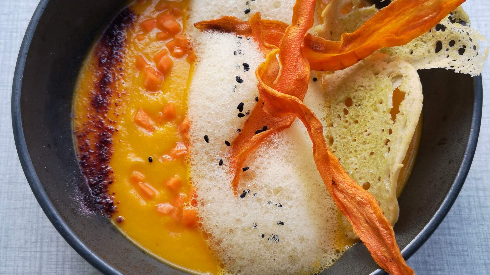 Fjærland Fjordstove Hotel gulrotsuppe