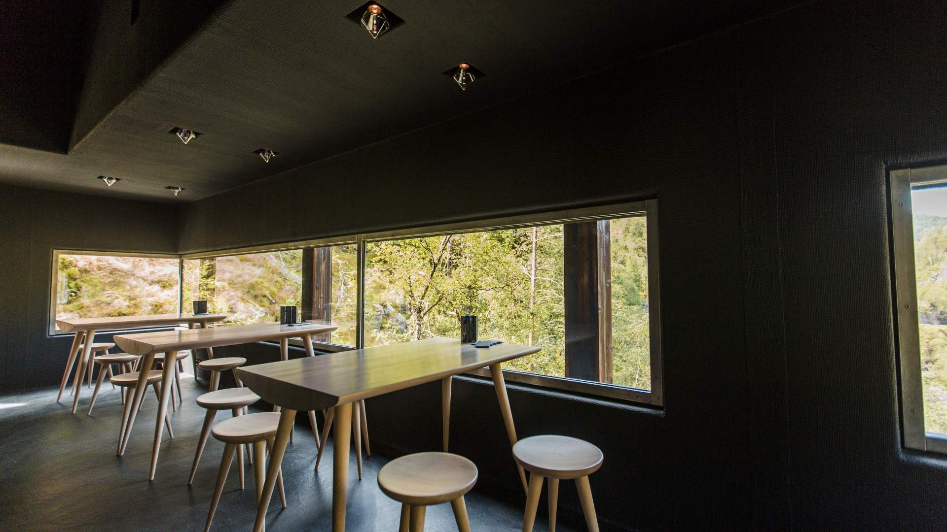 Summer cafe at Allmannajuvet, Sauda