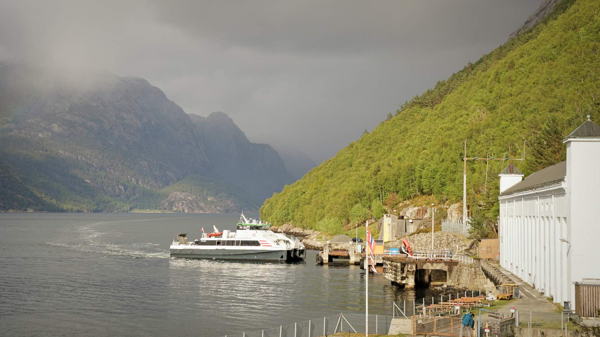 Camping in Flørli by the Lysefjord