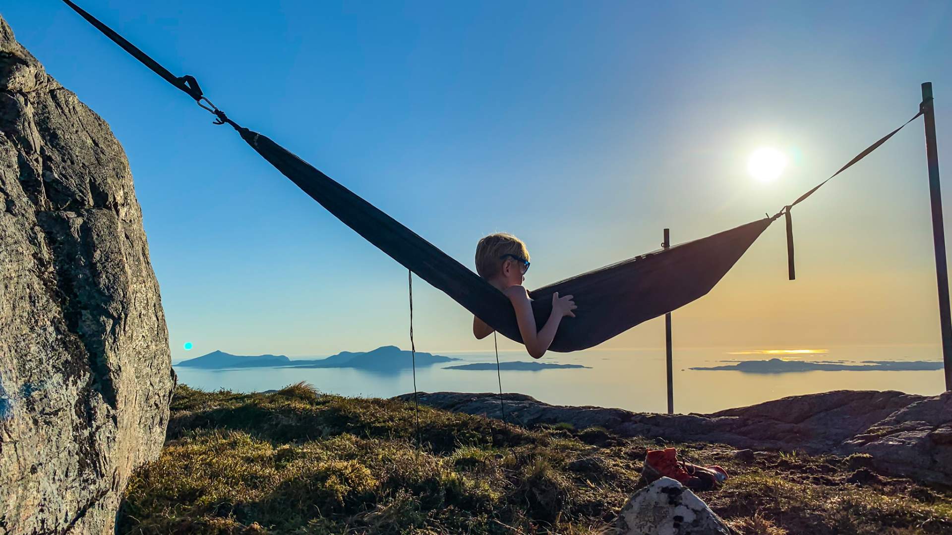 Unterkunft im coolsten Hängemattenpark Norwegens - Digergubben