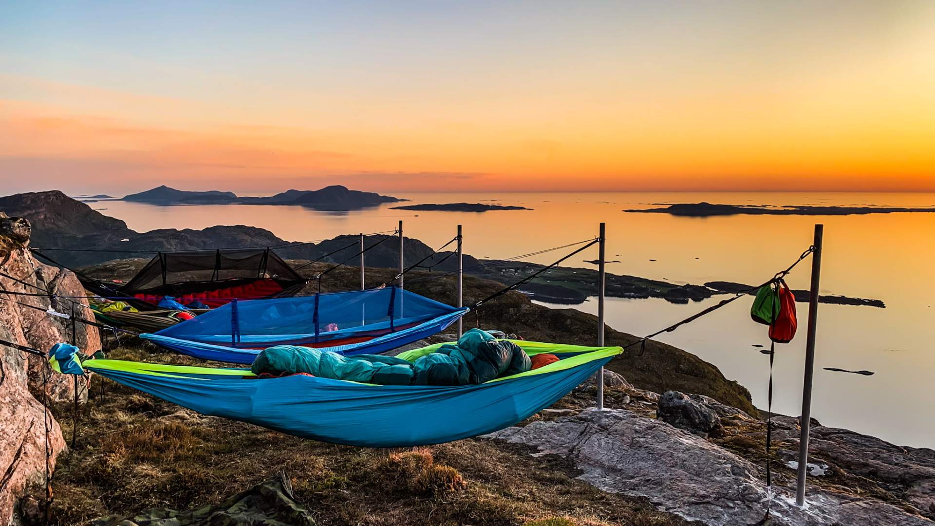 Unterkunft im coolsten Hängemattenpark Norwegens - Digergubben