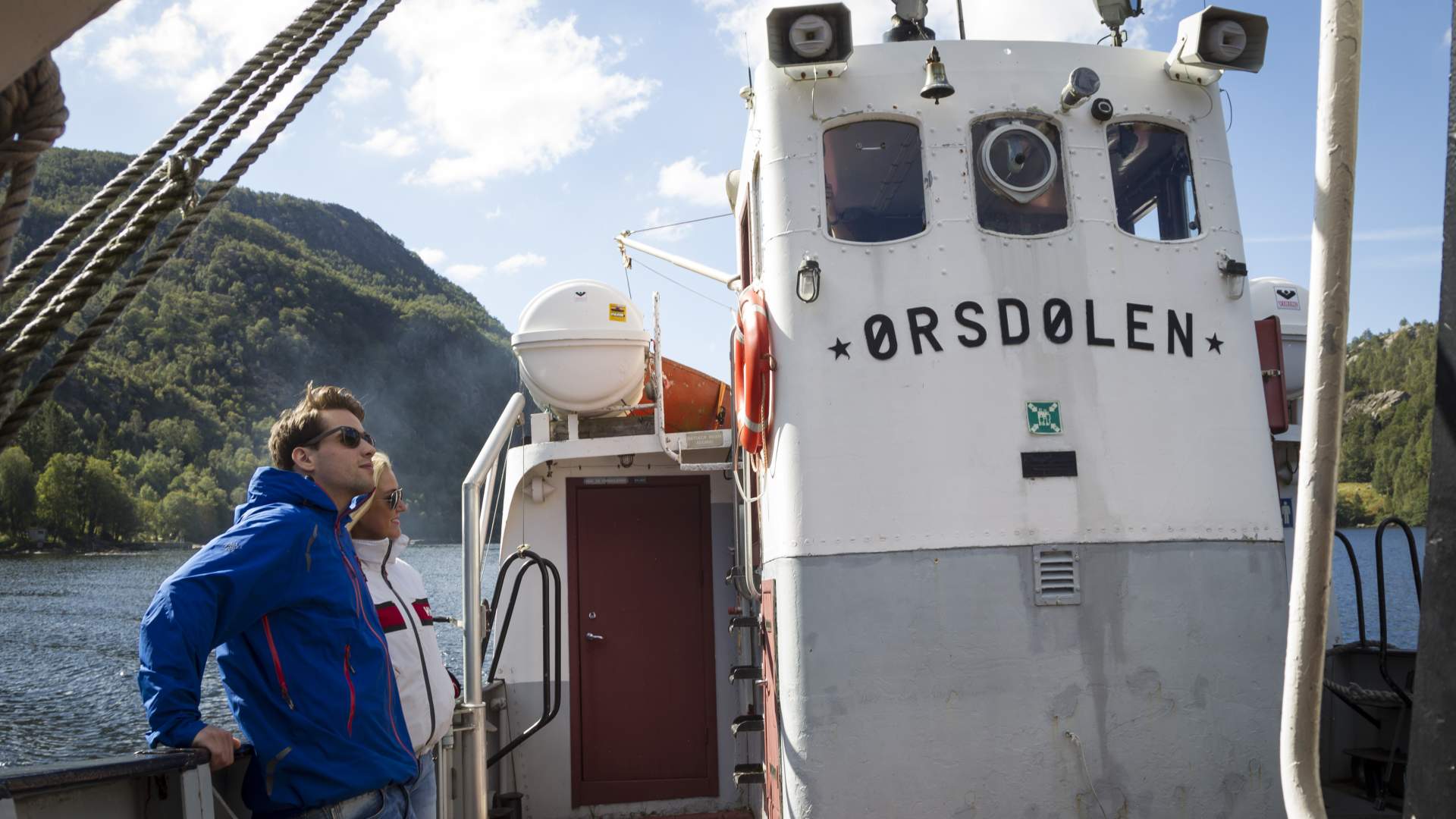 Bootsfahrt auf dem See Ørsdalsvatnet