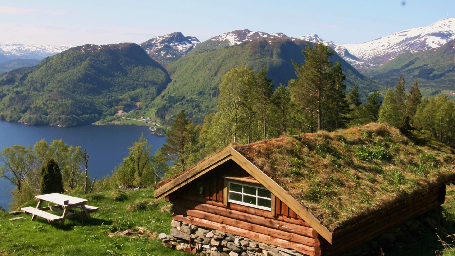 Der Berg Høgfjellet in Tingvoll
