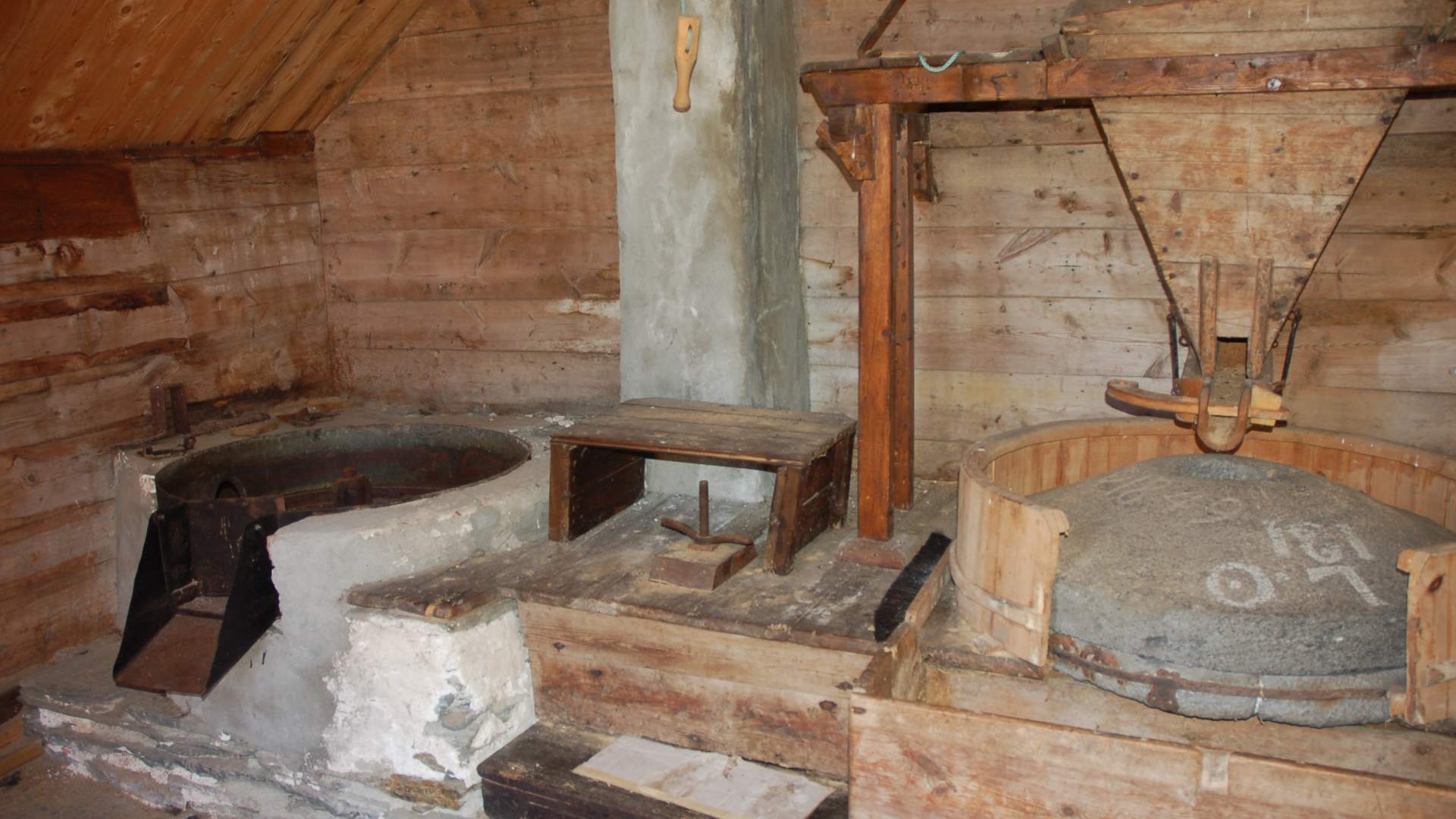 Restored mill on Sevheim