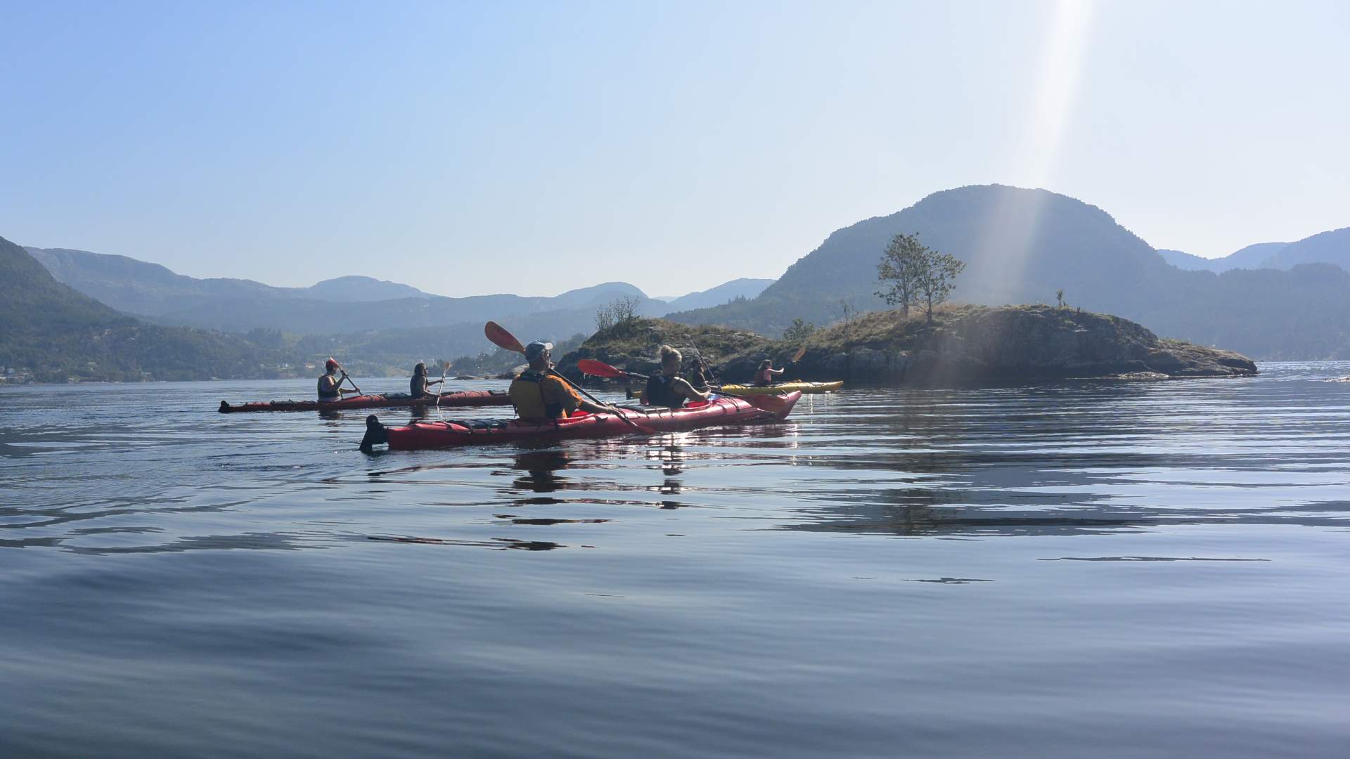 Guidet kajakktur utenfor Jørpeland