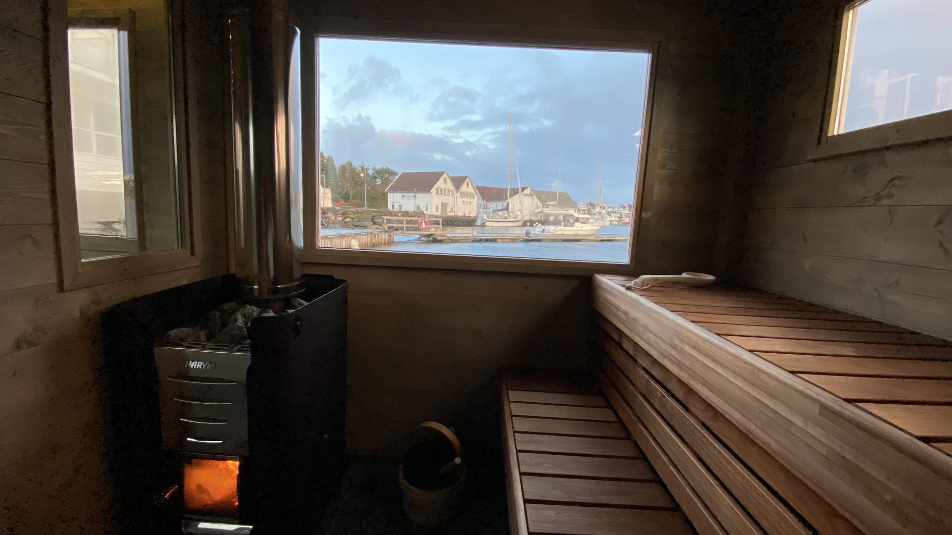 Floating sauna in Tananger