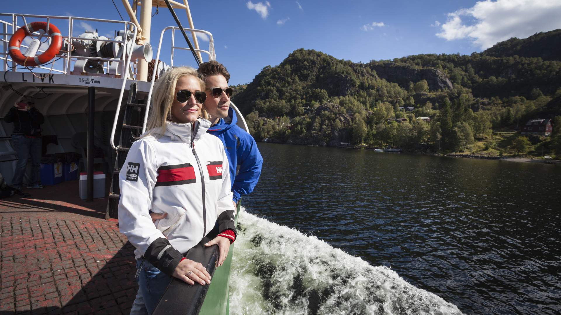 Bootsfahrt auf dem See Ørsdalsvatnet