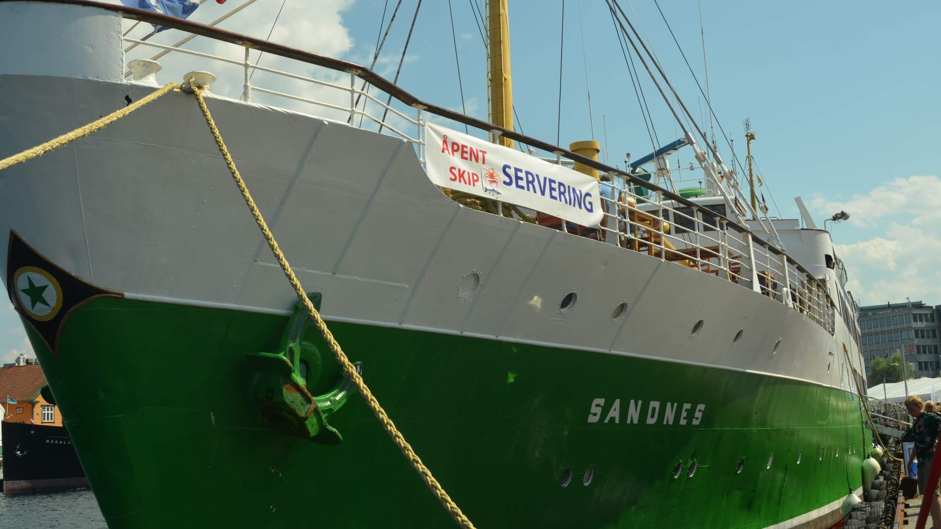 Das Traditionsschiff MS Sandnes