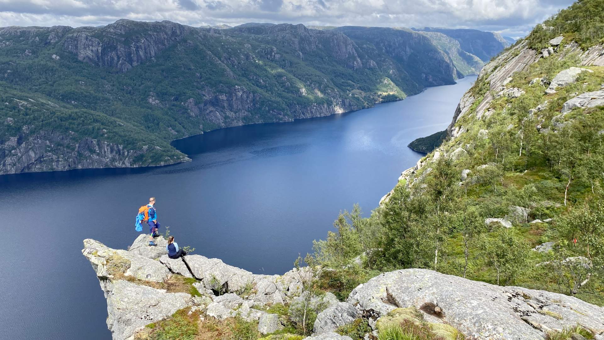 Bootsfahrt auf dem See Ørsdalsvatnet