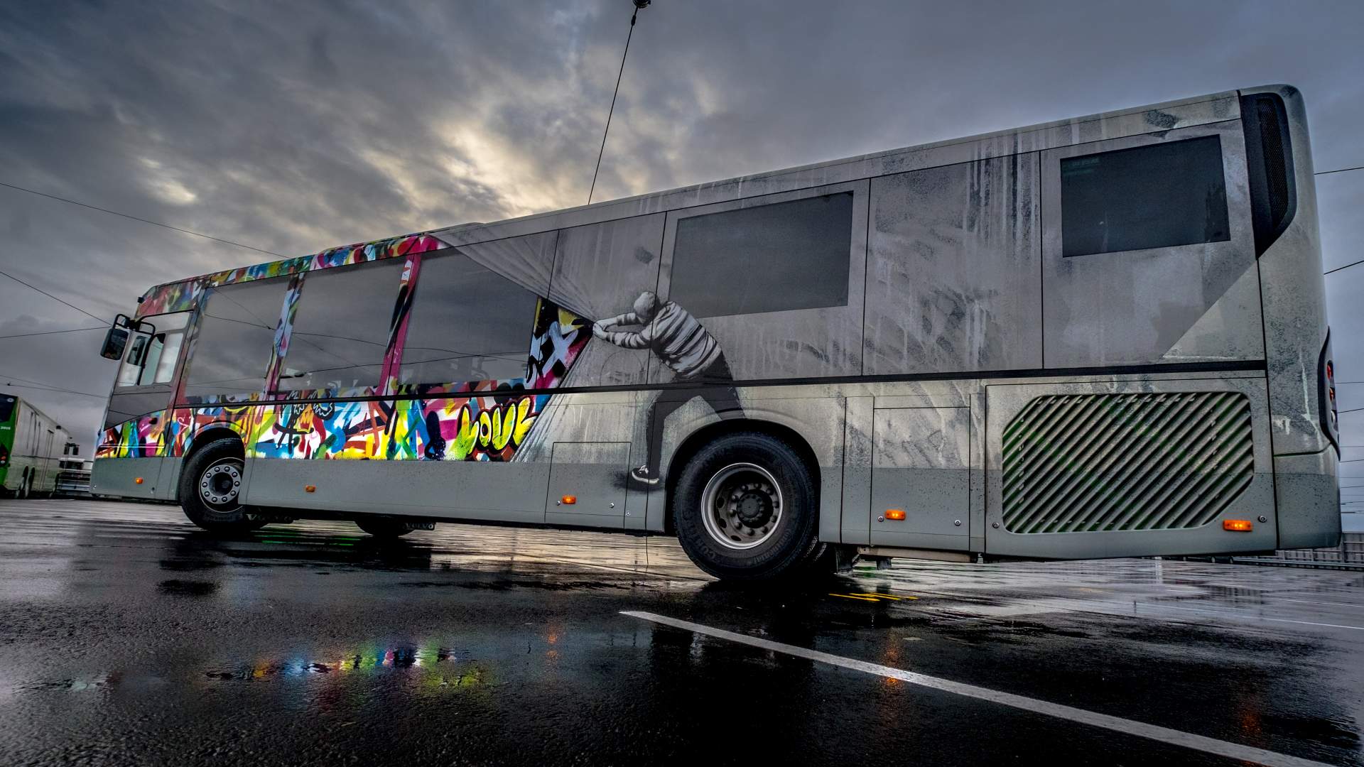 Streetart-busser i Stavanger