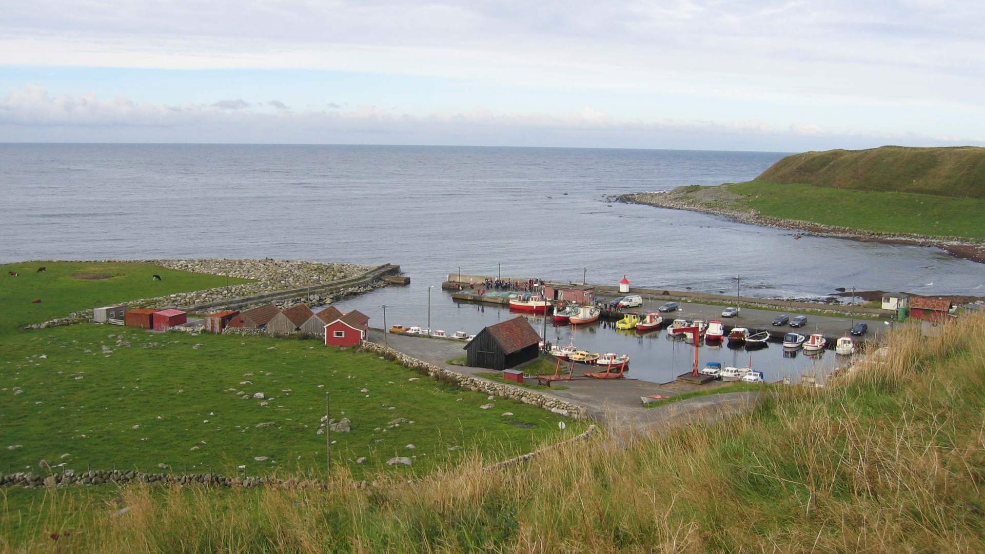 Obrestad Hafen