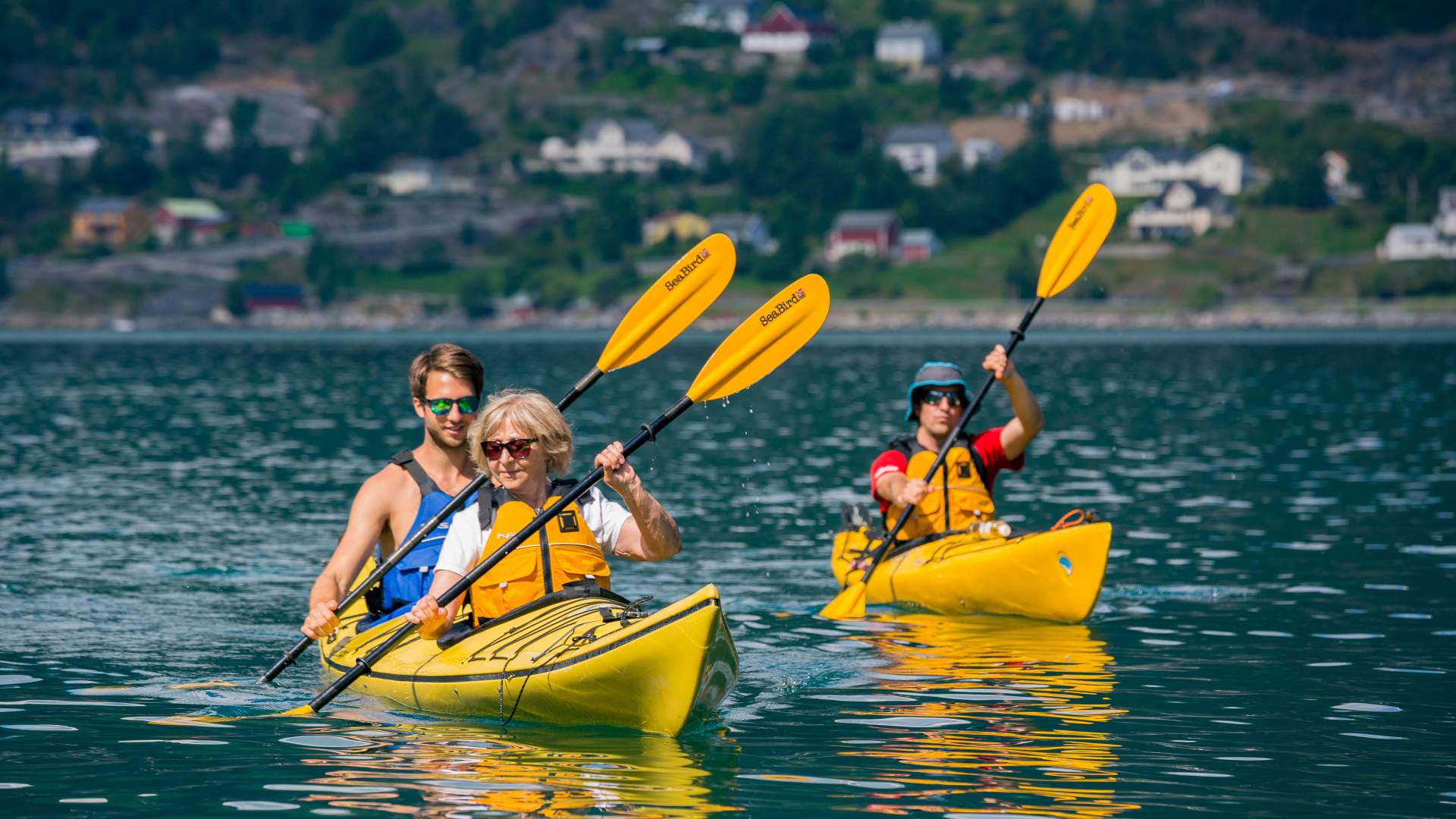 5 hours guided fjord paddle with a guide in Valldal
