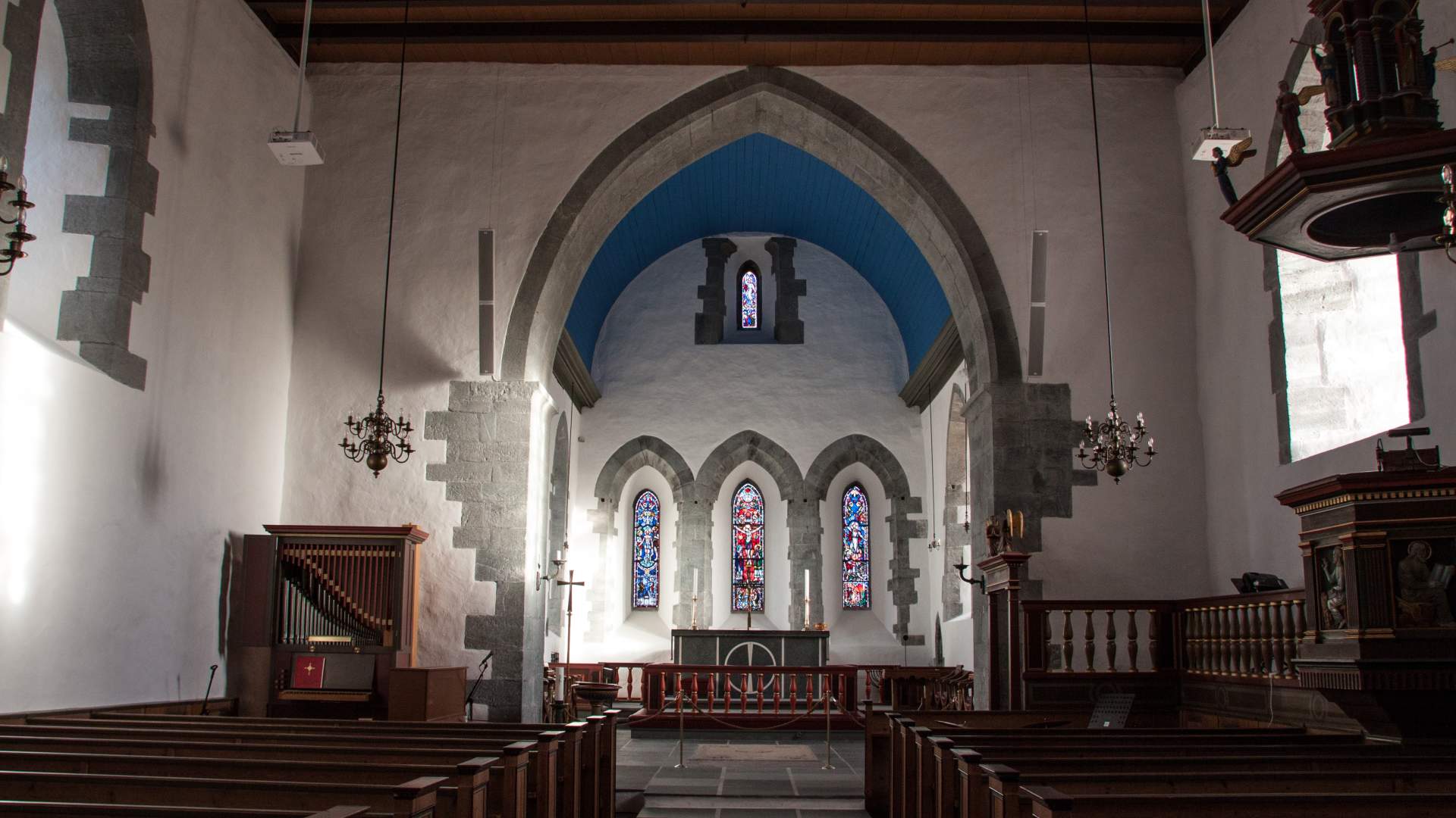 Die Olavskirche in Avaldsnes