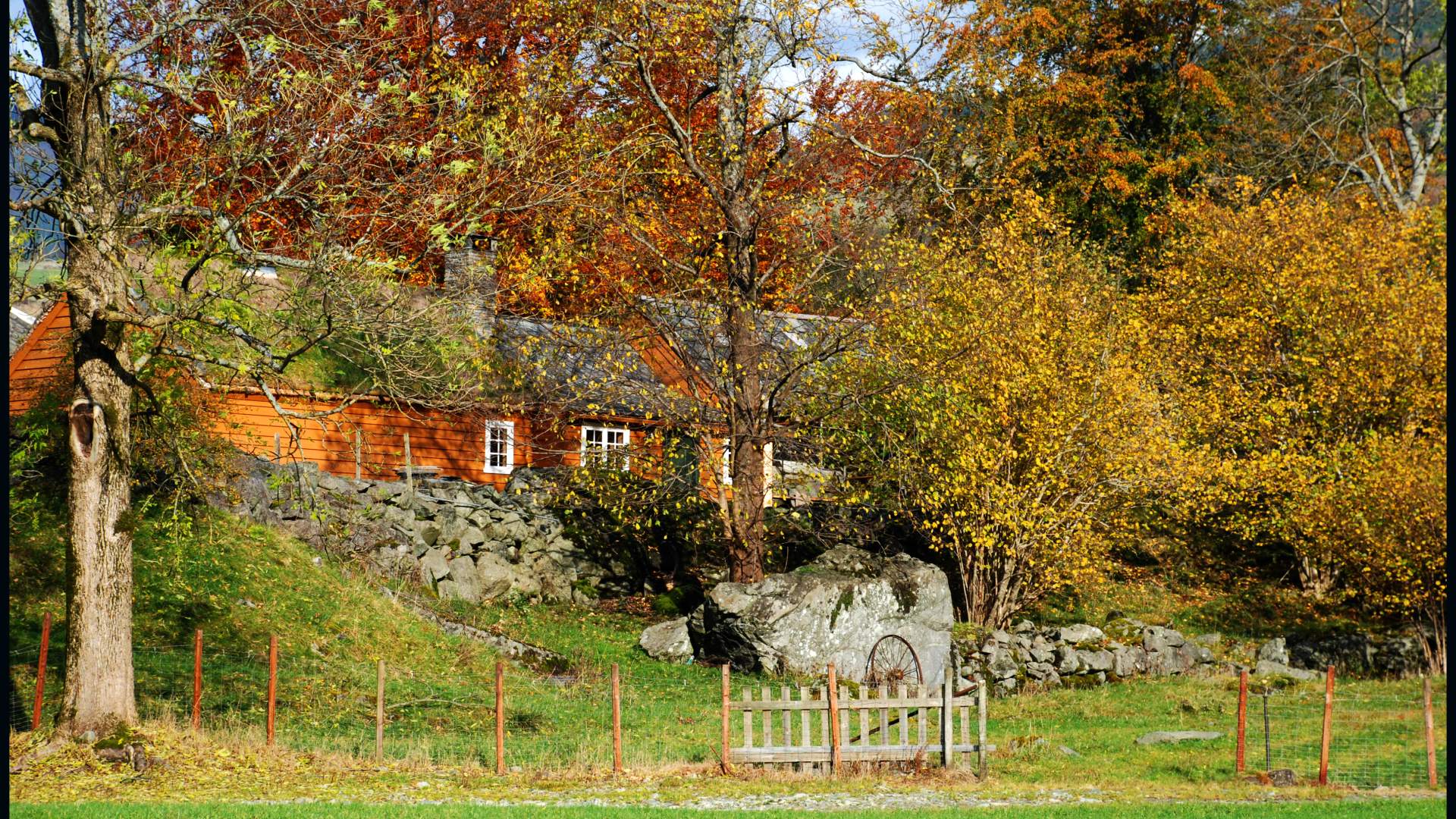 Der Pfarrhof Malmanger in Rosendal