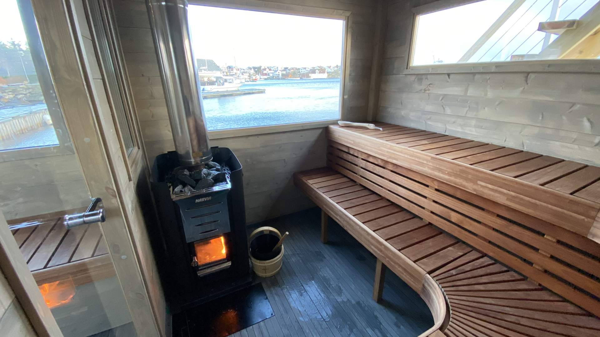 Floating sauna in Tananger