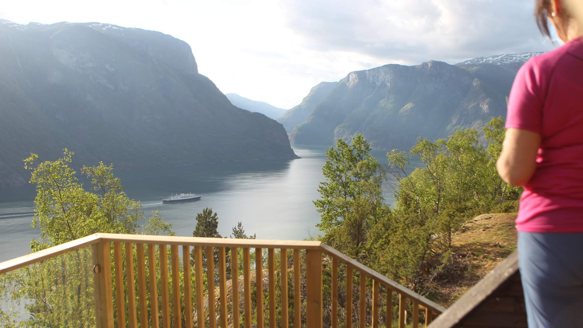 Vinjaåsenhytta Dagsturhytta Aurland utsikt