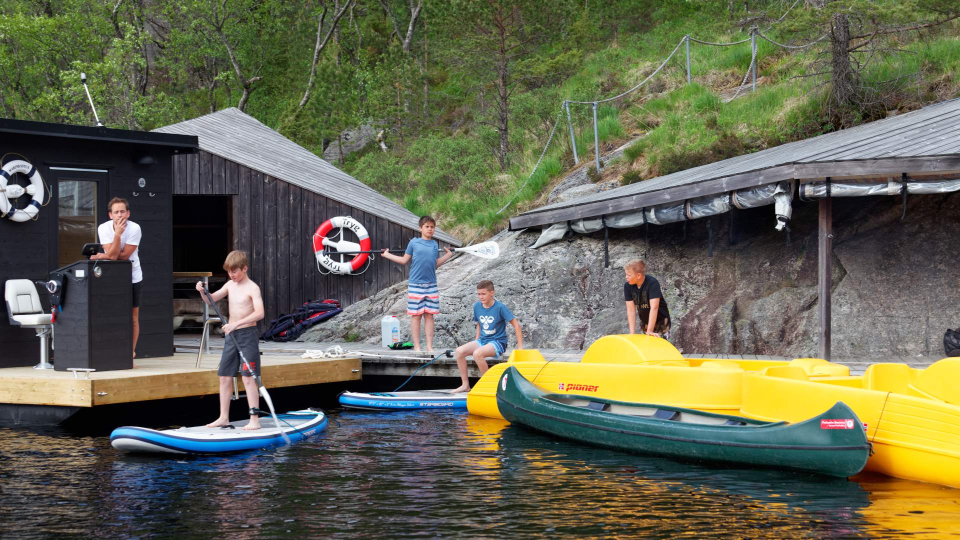 VannCamp på Preikestolen BaseCamp