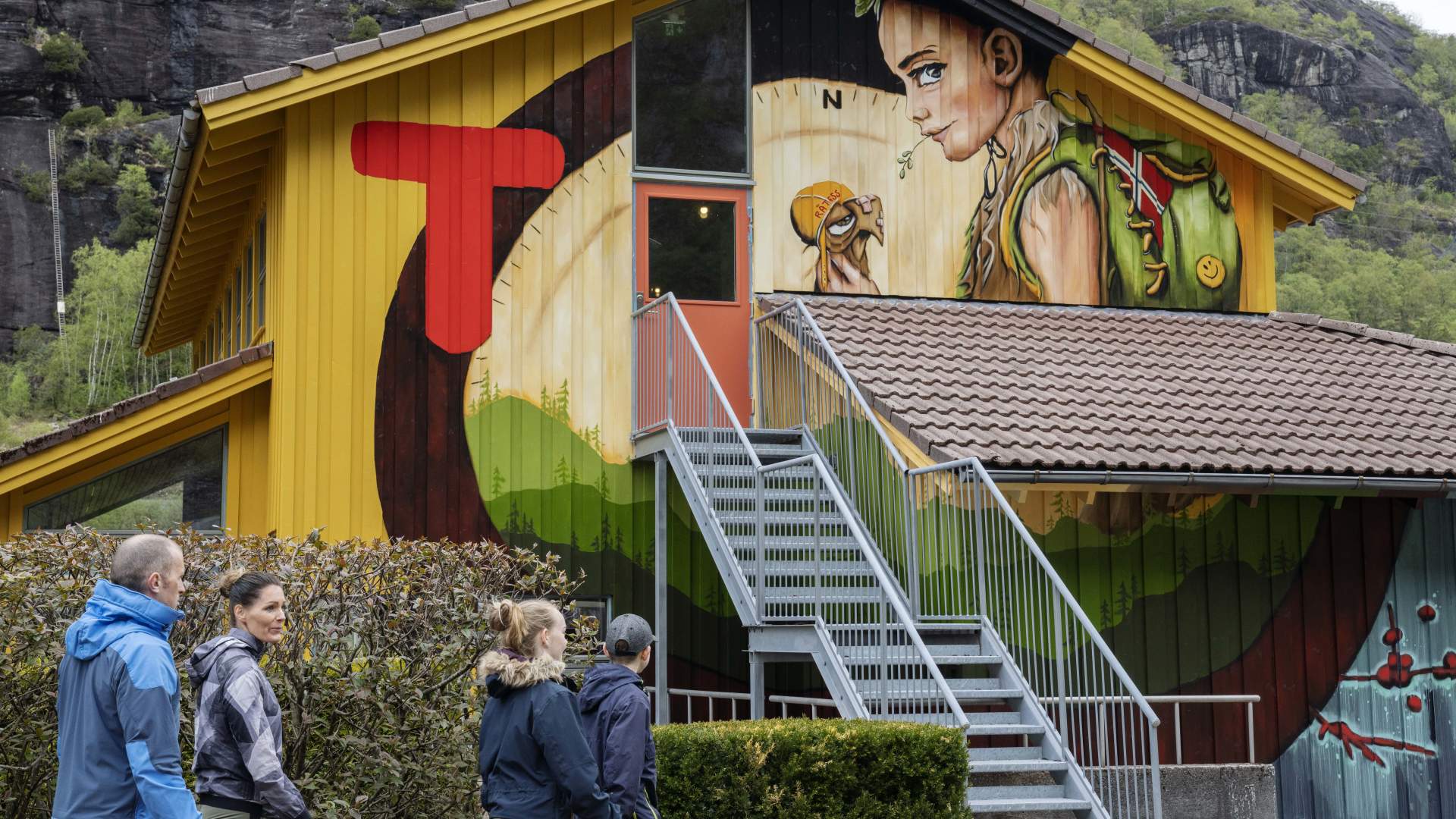 DNT Lysefjorden Turisthytte in Lysebotn