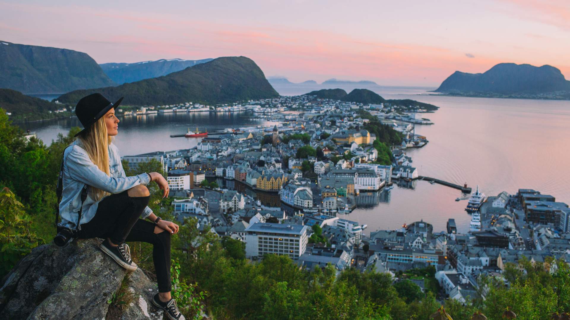 Mount Aksla in Ålesund