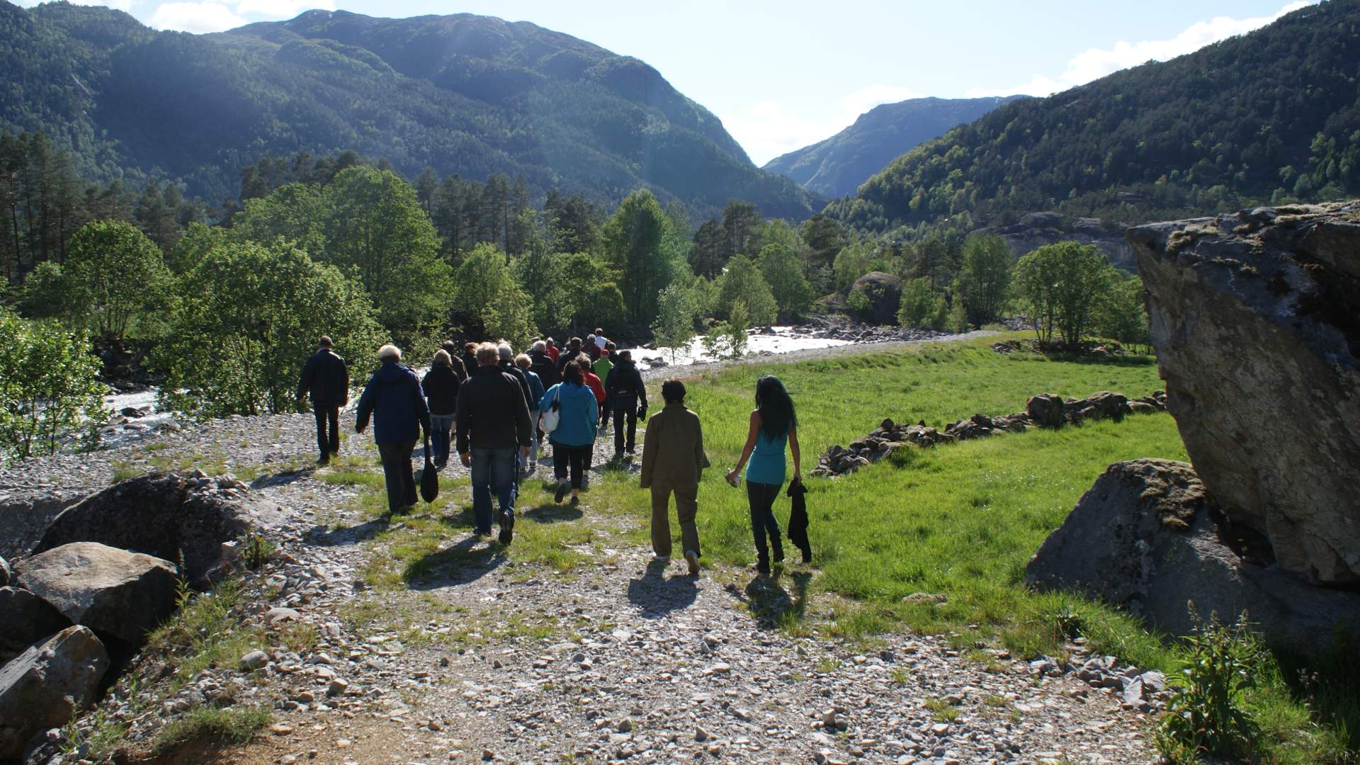 The Postal Route in the Rullestad Gorge