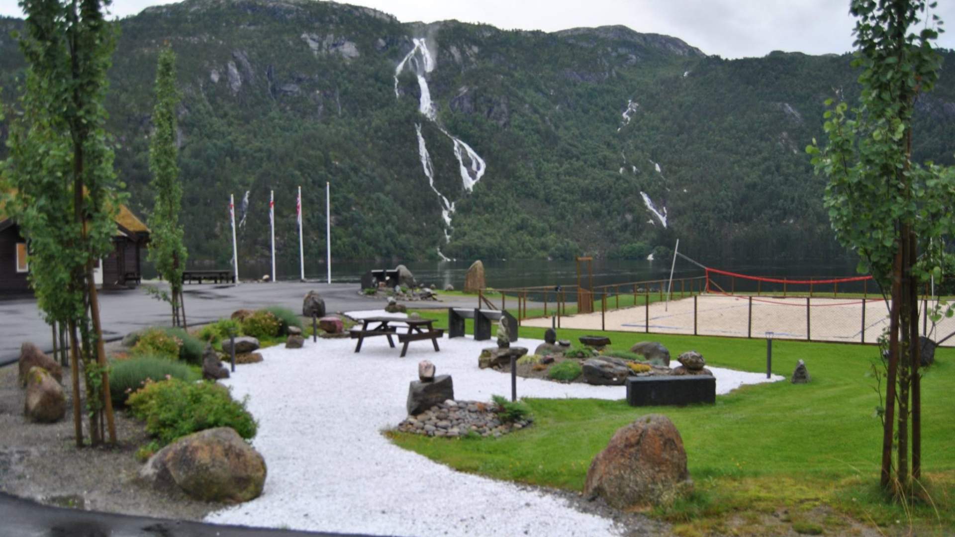 The Stone parks in Etne