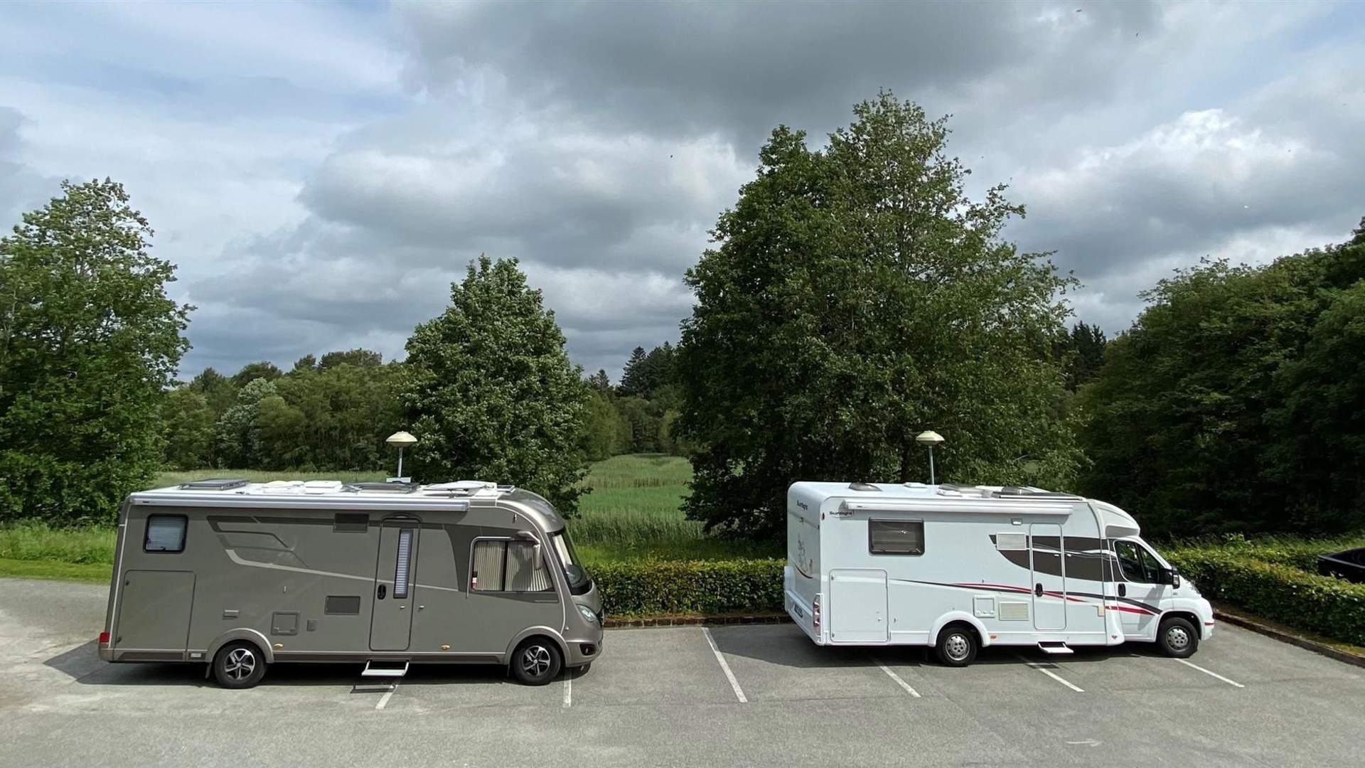 Bobilparkering på Bryne