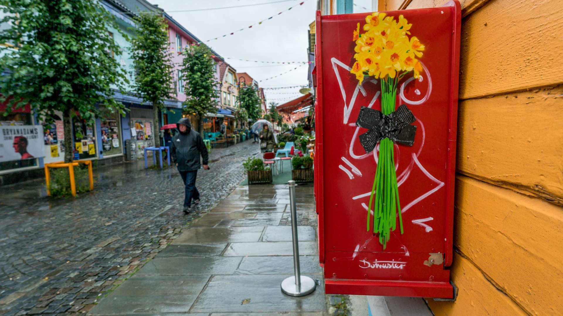 Stavanger Street Art: "Gaffadils" von Dotmasters