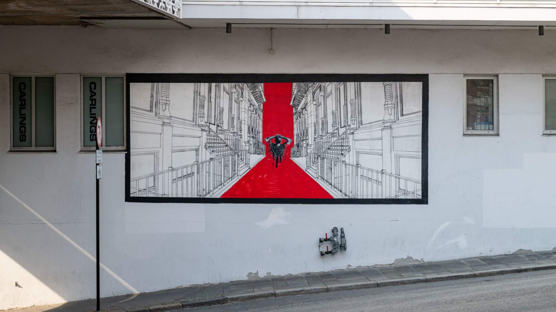 Stavanger Street art: "Untitled" von Logan Hicks