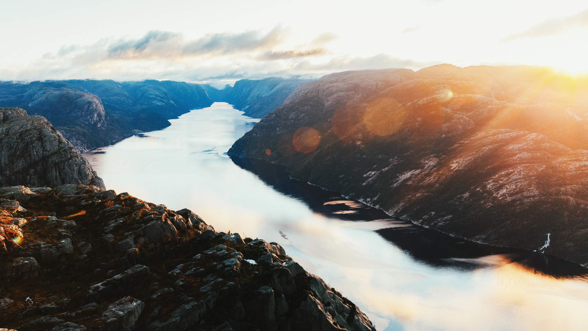 Sonnenaufgangswanderung zum Preikestolen