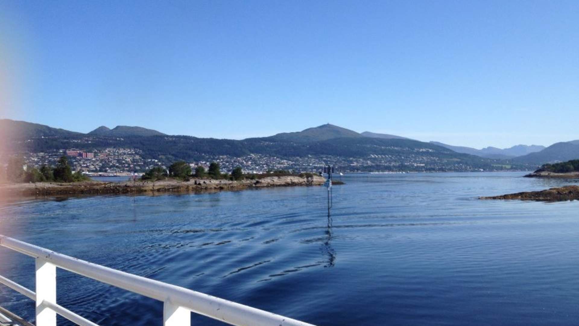 Biking on Sekken island