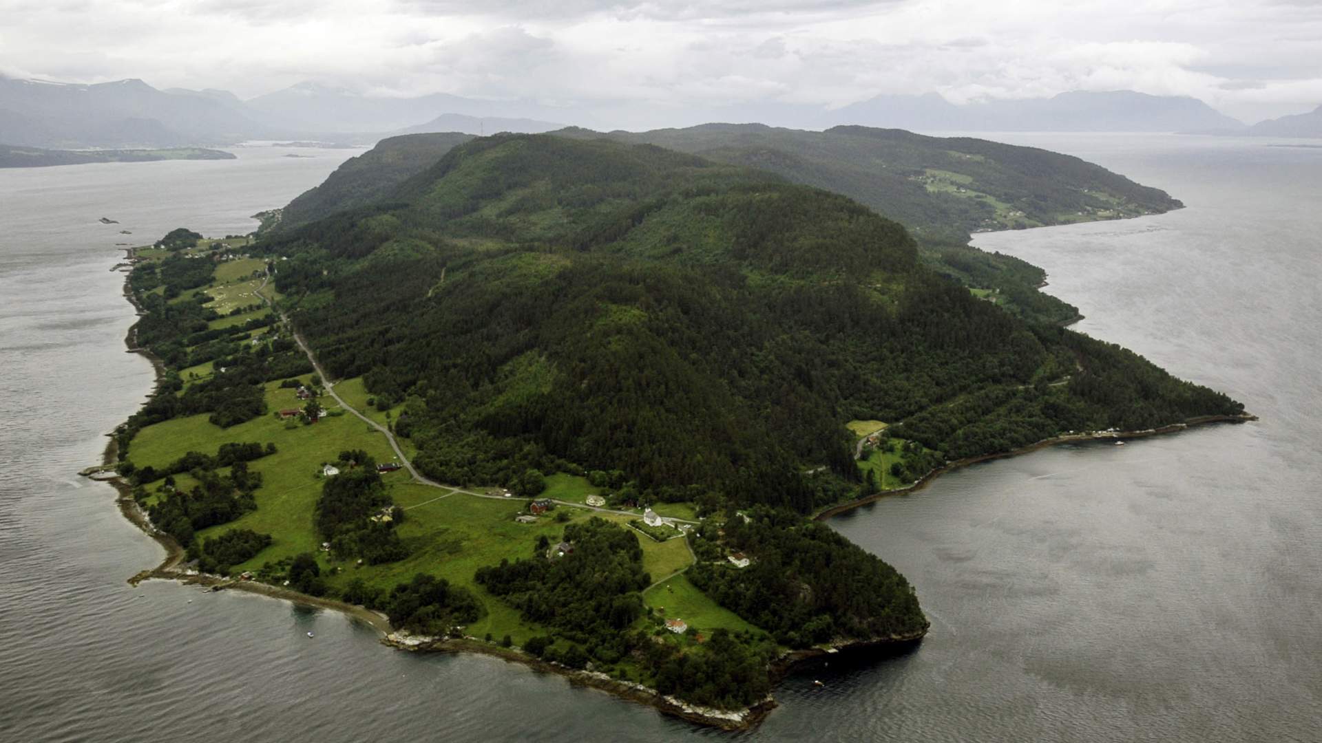Biking on Sekken island