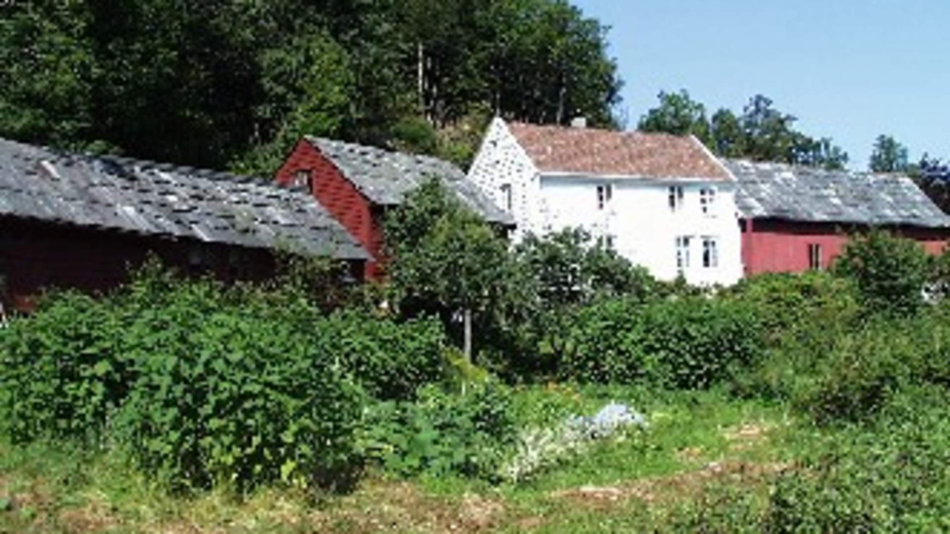 Der alte Reihenhof in Færavåg