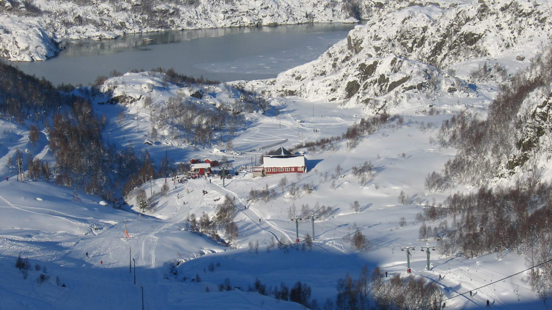 Das Skizentrum Fjellhaugen