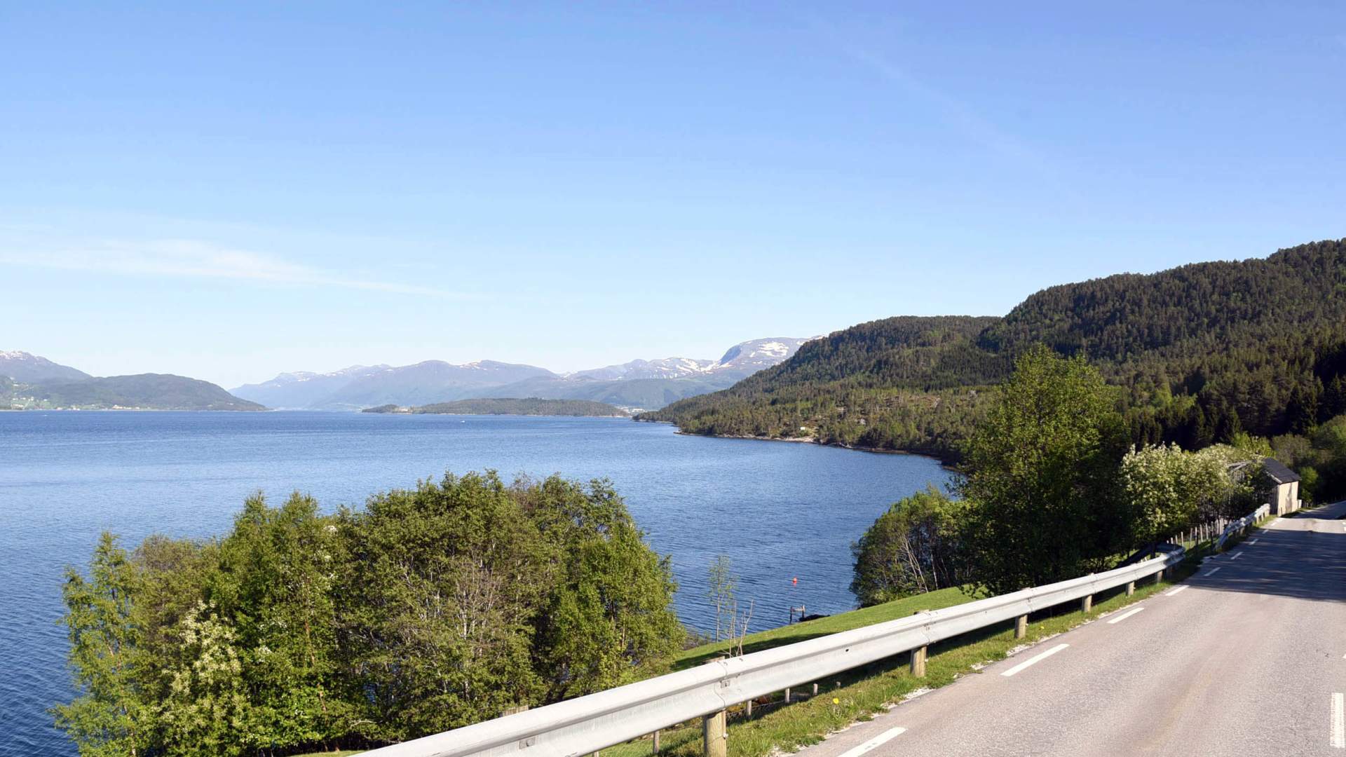 Biking on Sekken island