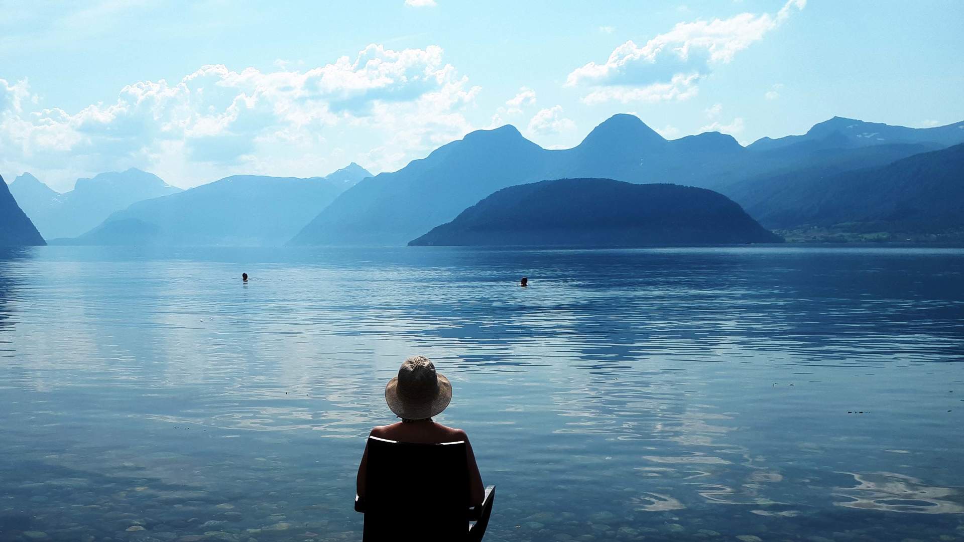 Biking on Sekken island