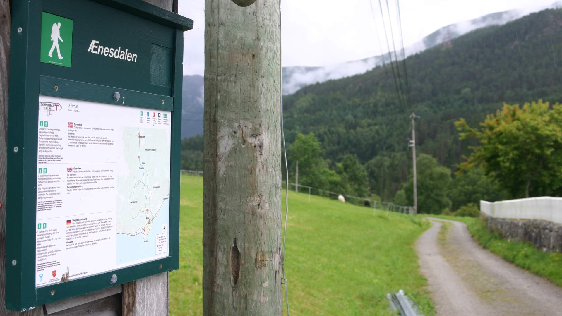 Wanderung zu Ænesdalen