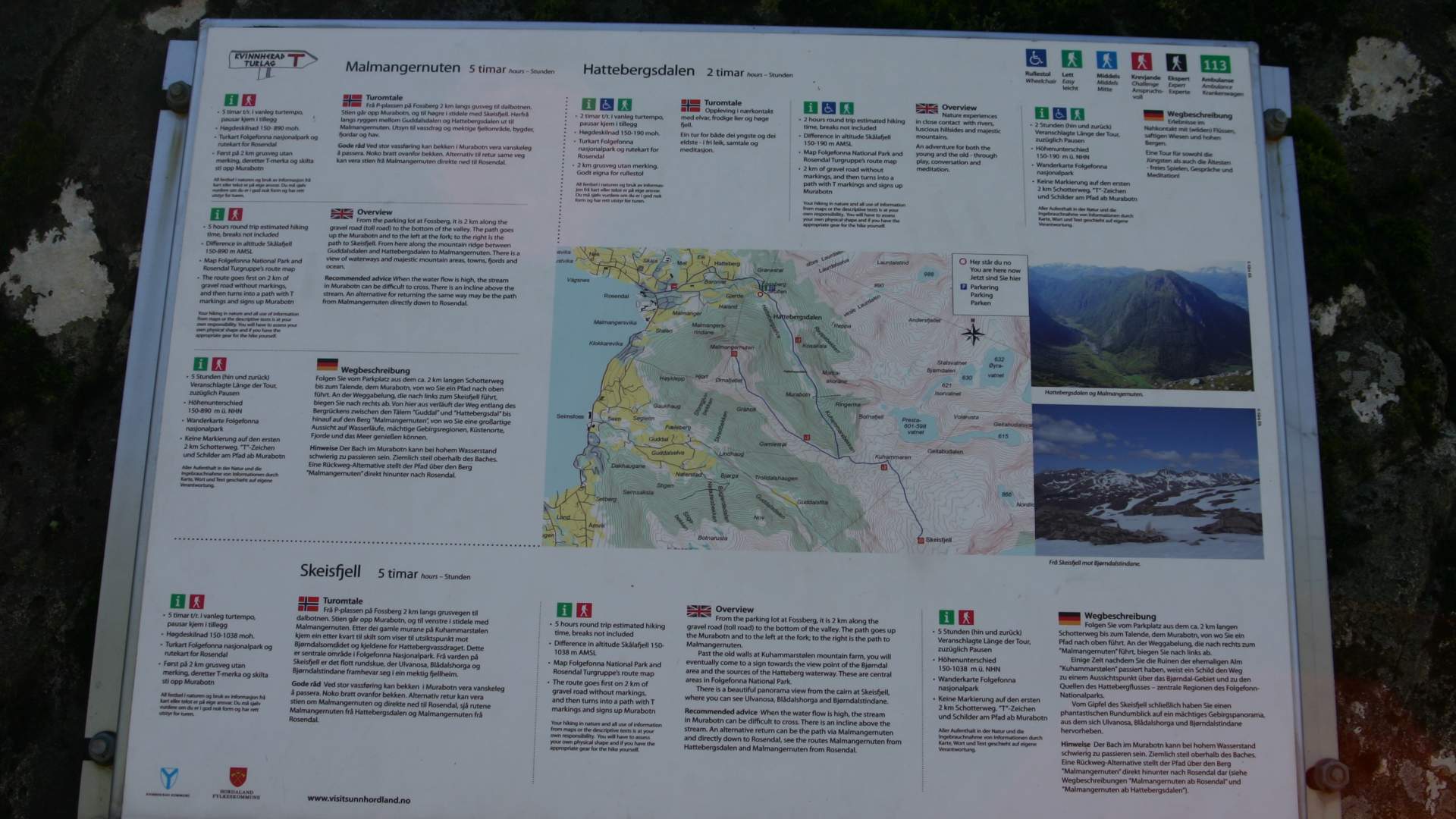 Hike to Hattebergsdalen, Sunnhordland