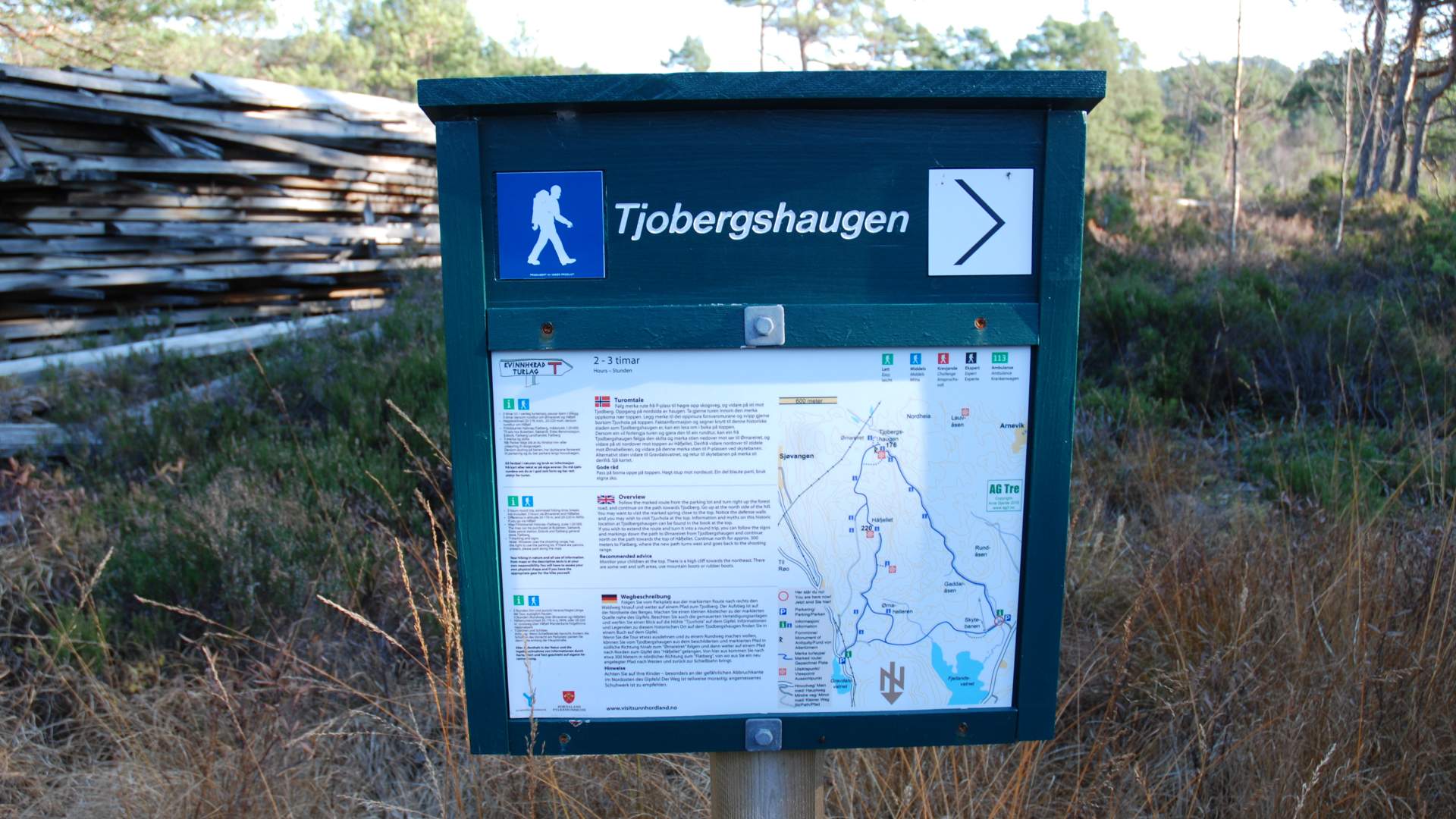 Wanderung nach Tjobergshaugen