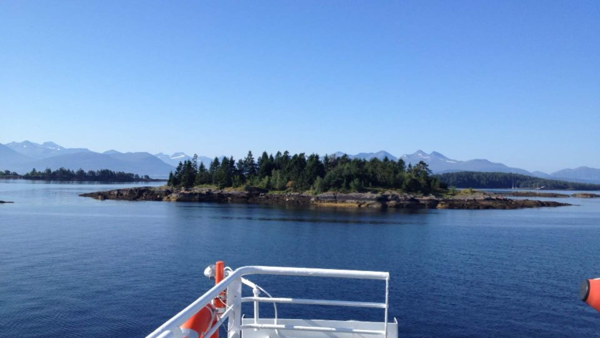 Biking on Sekken island