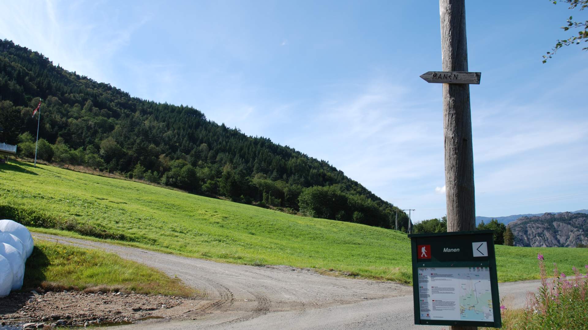 Wanderung von Manen ab Uskedalen