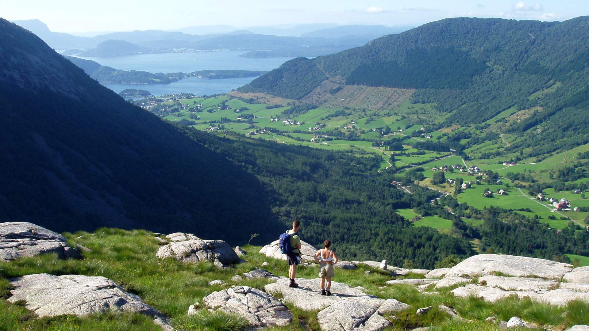 Sykkelrute i Uskedalen