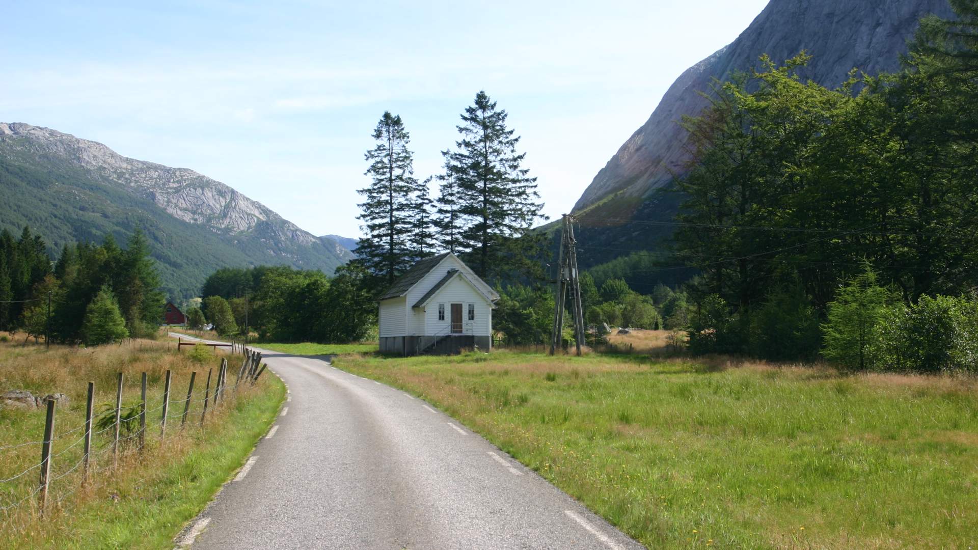 Sykkelrute i Uskedalen