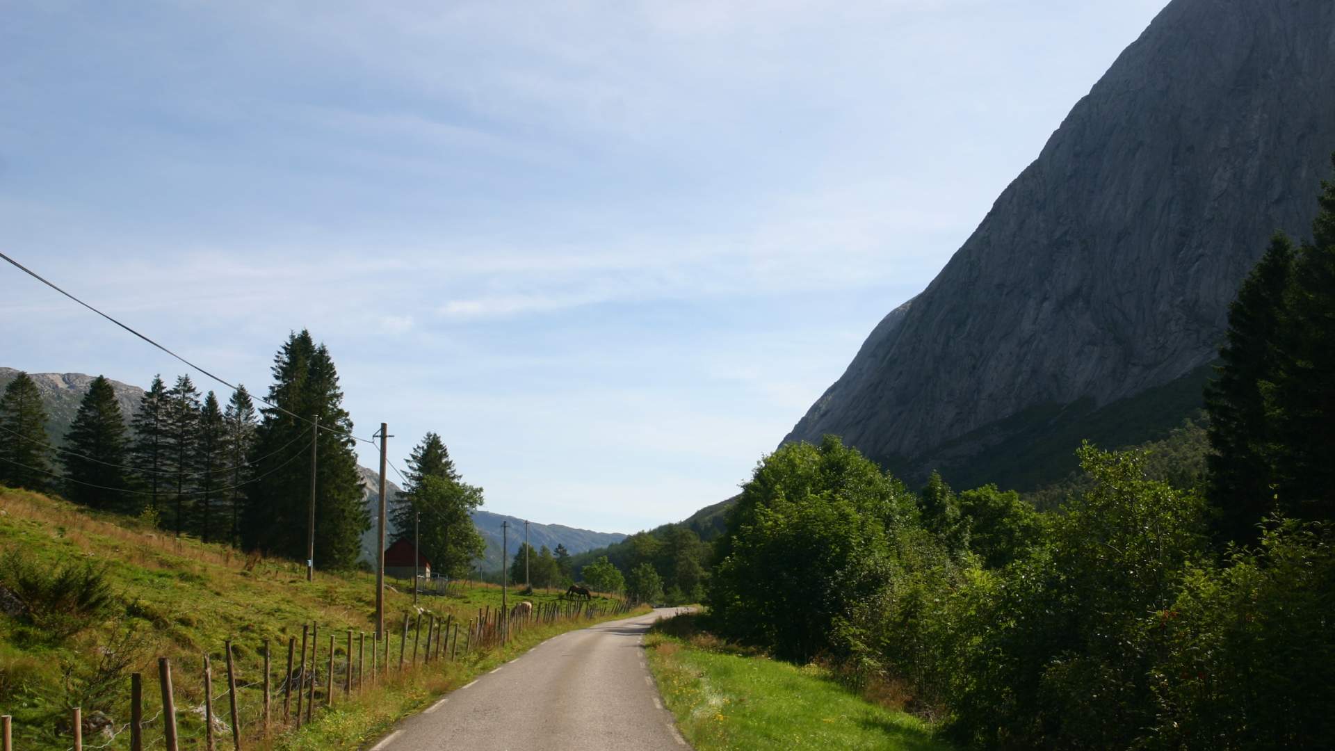 Sykkelrute i Uskedalen