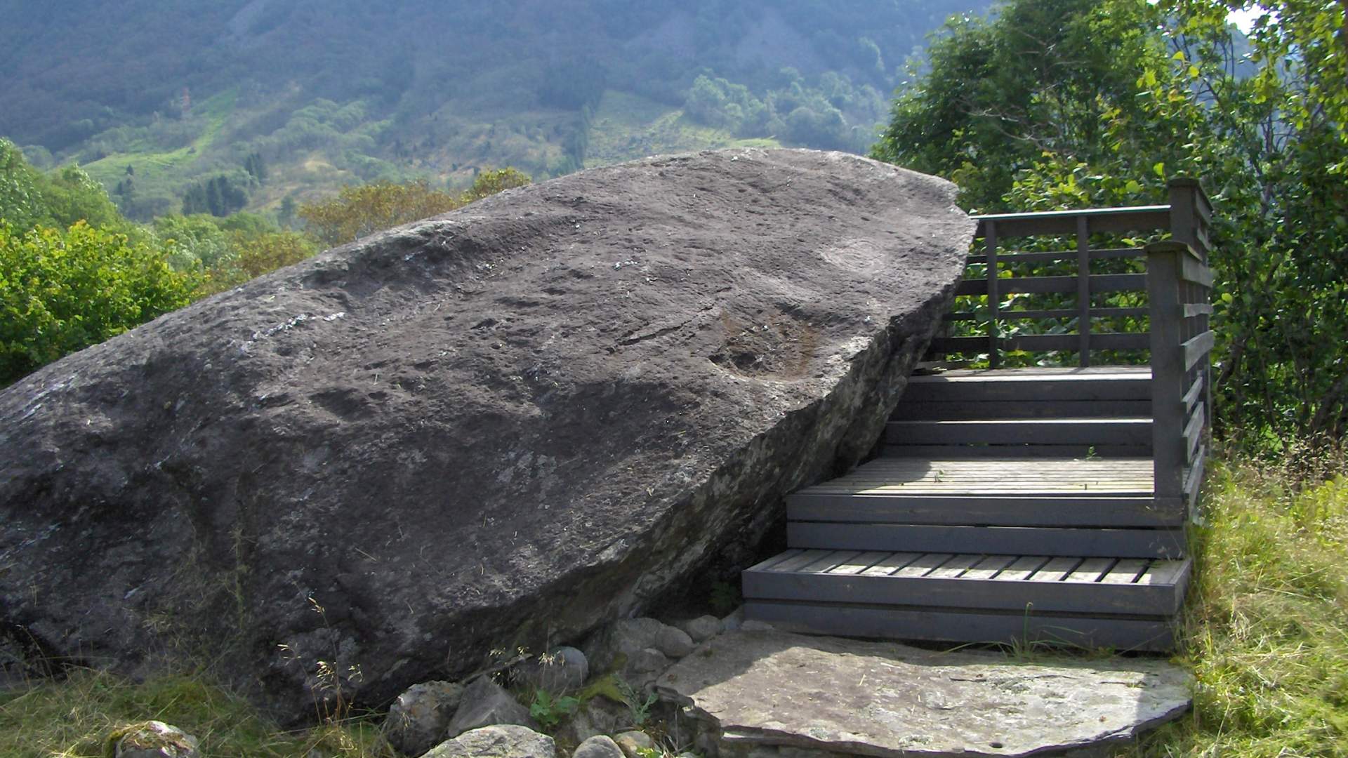 Rock carvings in Etne